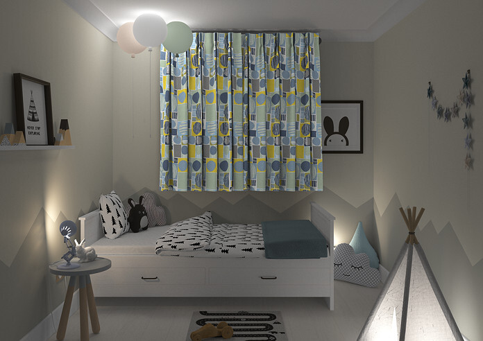 Carrie, Bluebell - Made to Measure Curtains - Image 7